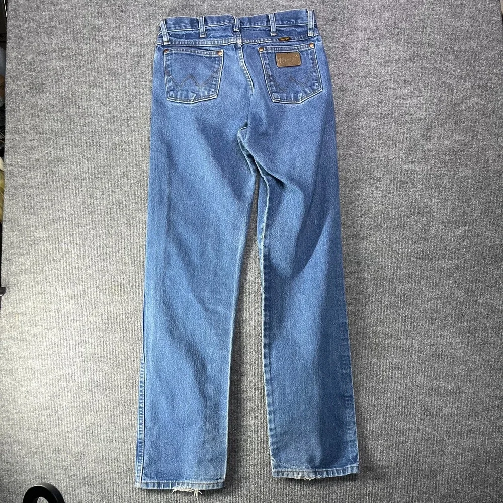 Wrangler Cowboy Cut‎ Original Fit Jeans Men's Blue Denim Zip Fly Y2K - 31X33.5